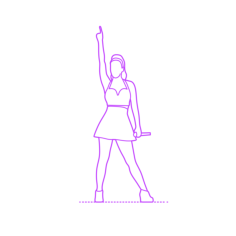 Pop Culture Pop Stars Katy Perry Svg Line Art, Free Vectors File